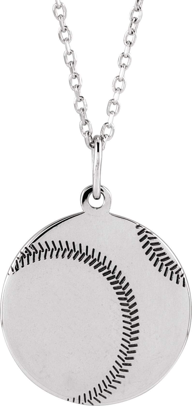 Engravable Sports Ball Necklace or Pendant