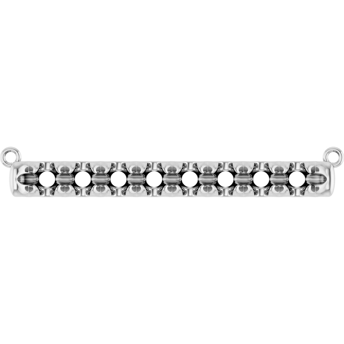 French-Set Bar Necklace or Center