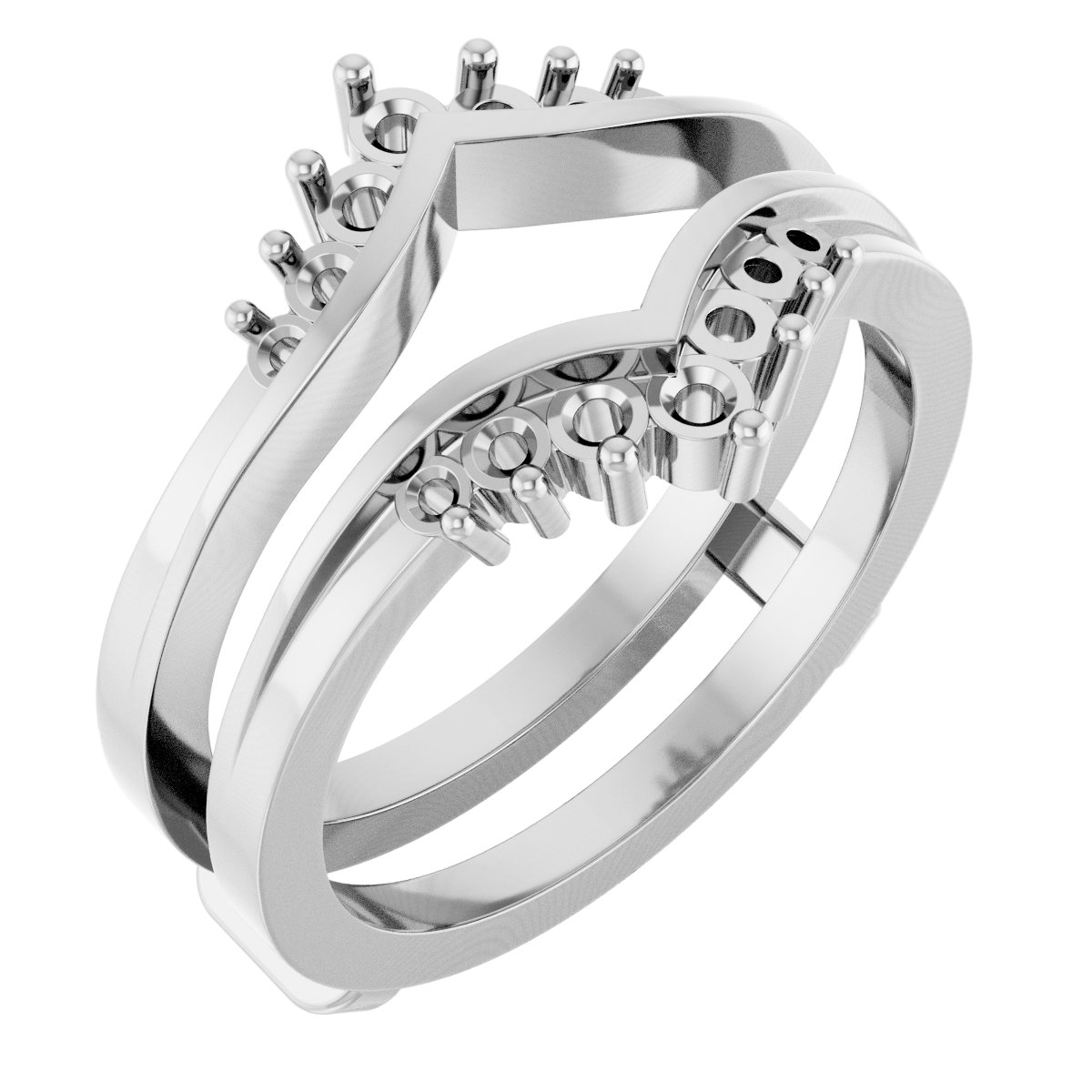 Accented V Ring Guard
