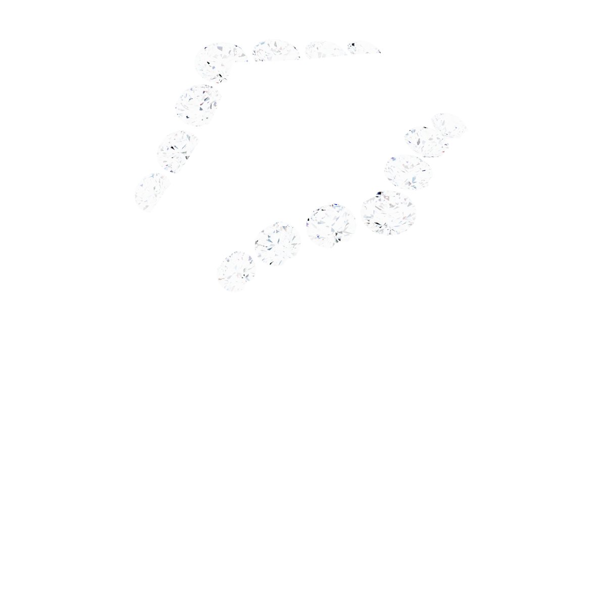 1/4 CTW Natural Diamond Ring Guard – Platinum