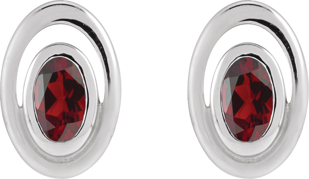 Alternative view of Solitaire Earrings