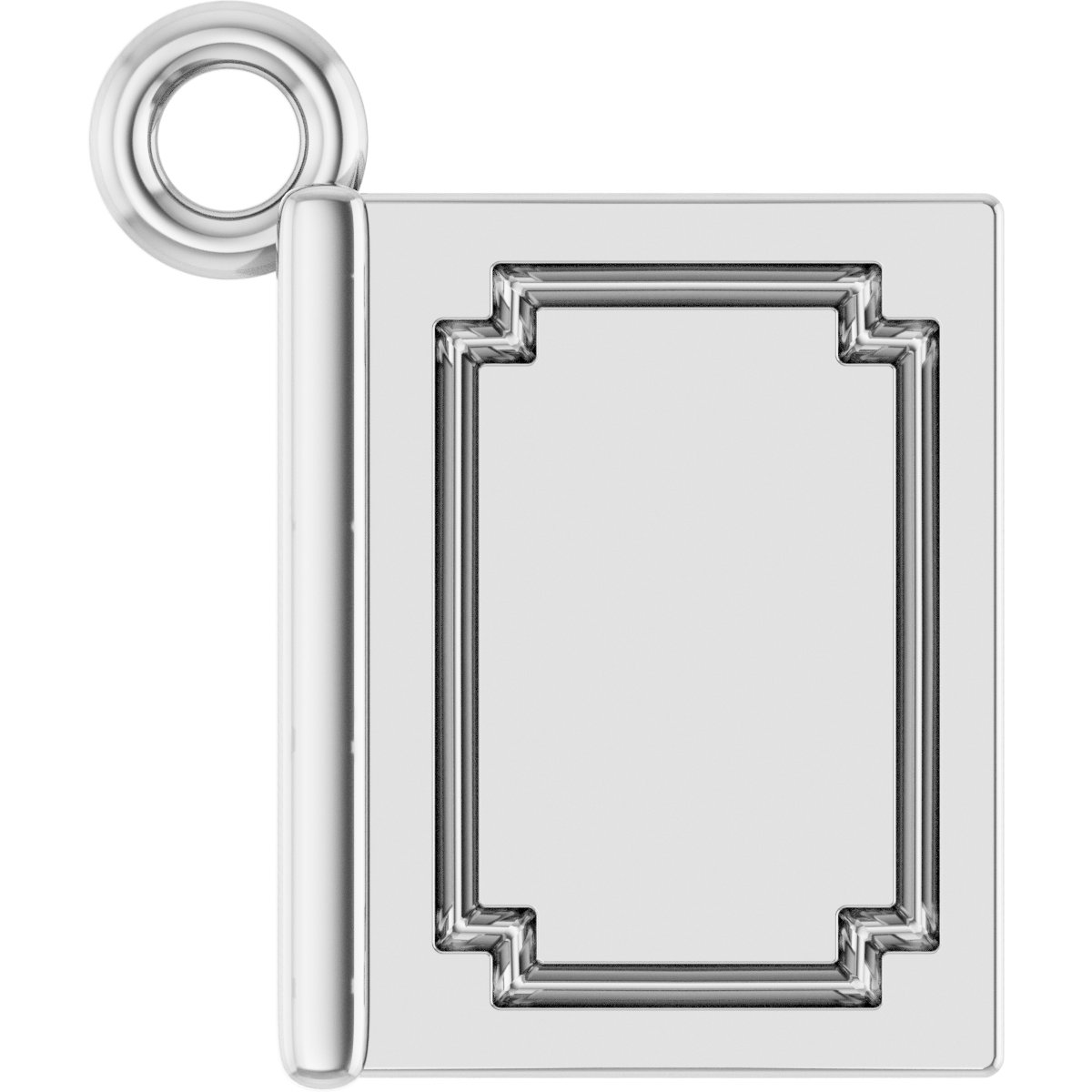 Engravable Book Dangle