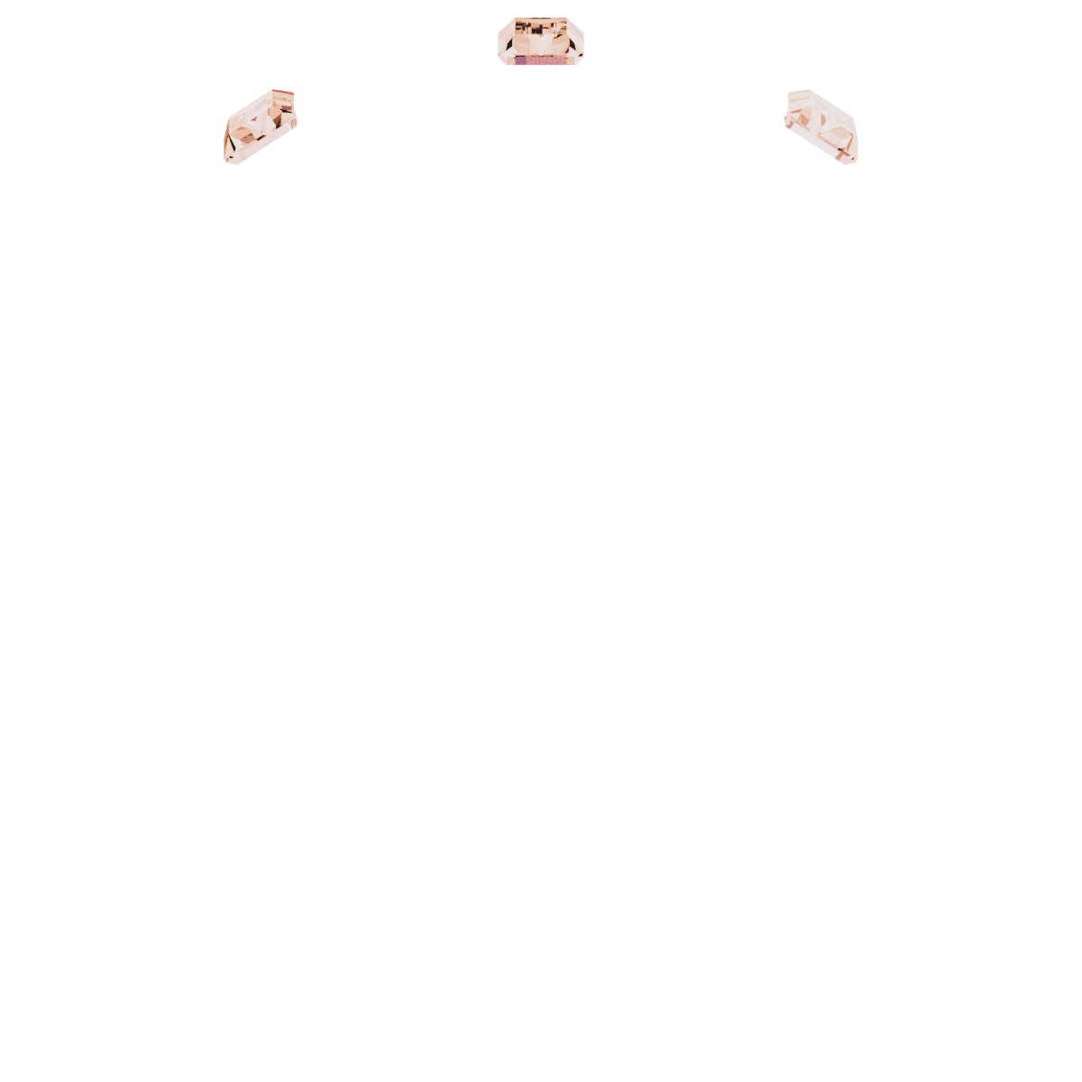 Alternative view of 1/4 CTW Natural Diamond Anniversary Band – 14K Rose Gold