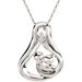 Sterling Silver 2 Child Mother-s Embrace 18