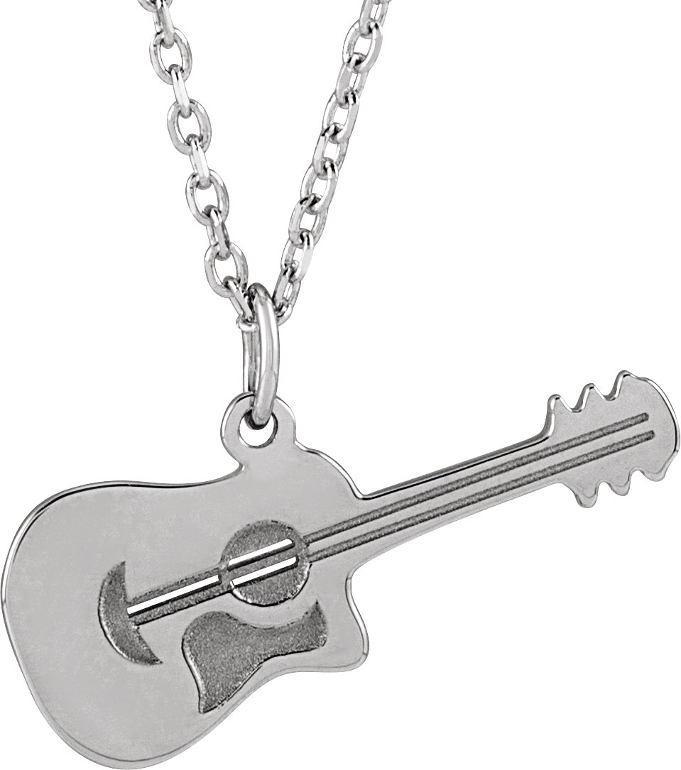Guitar Necklace or Pendant