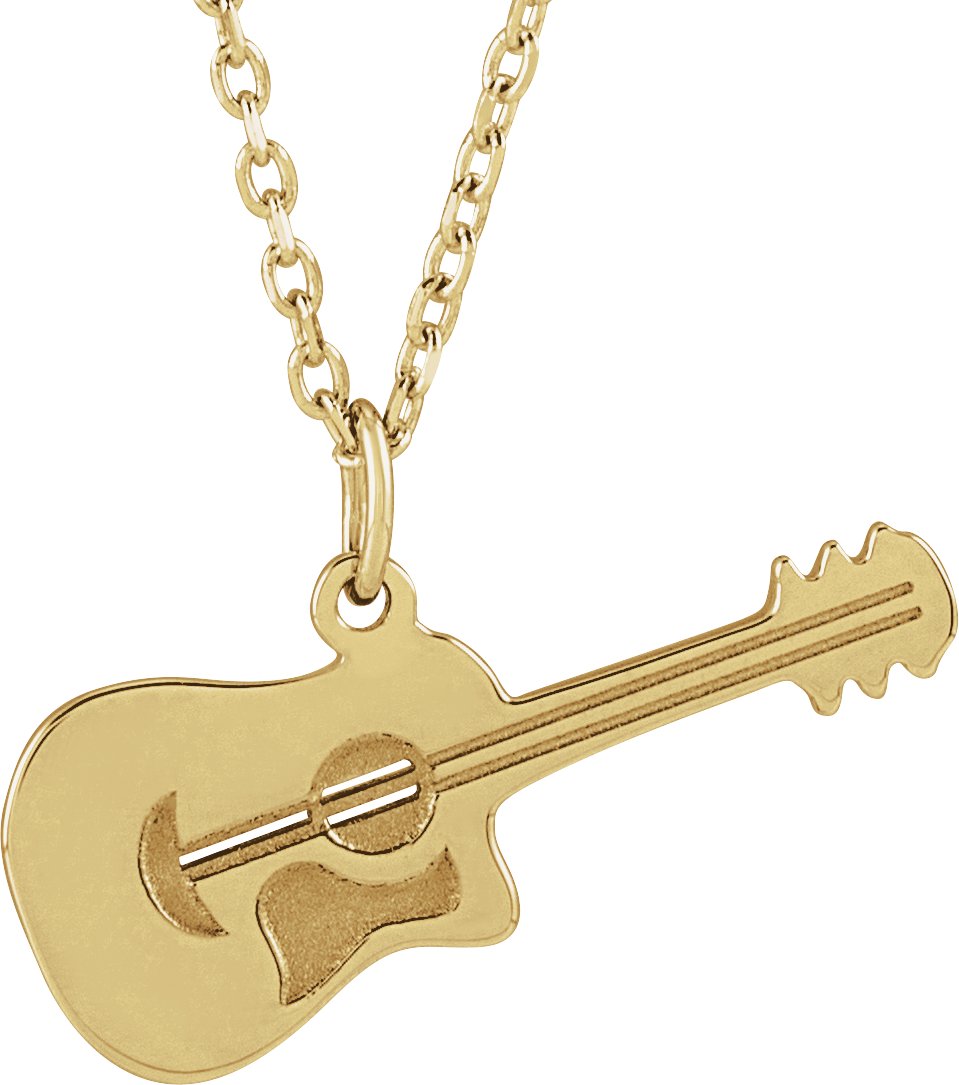 Guitar Necklace or Pendant