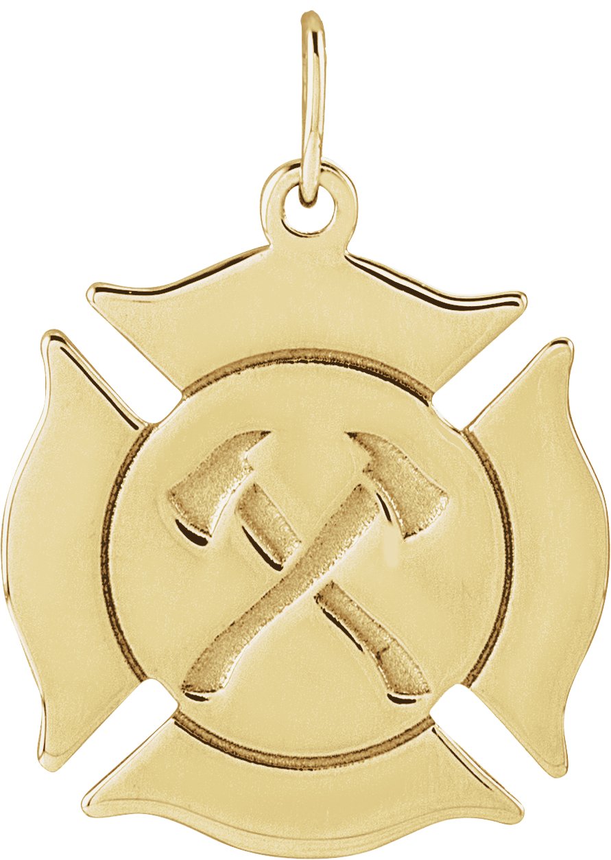 Engravable Fireman Necklace or Pendant
