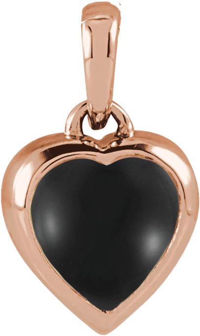 Cabochon Heart Necklace or Pendant
