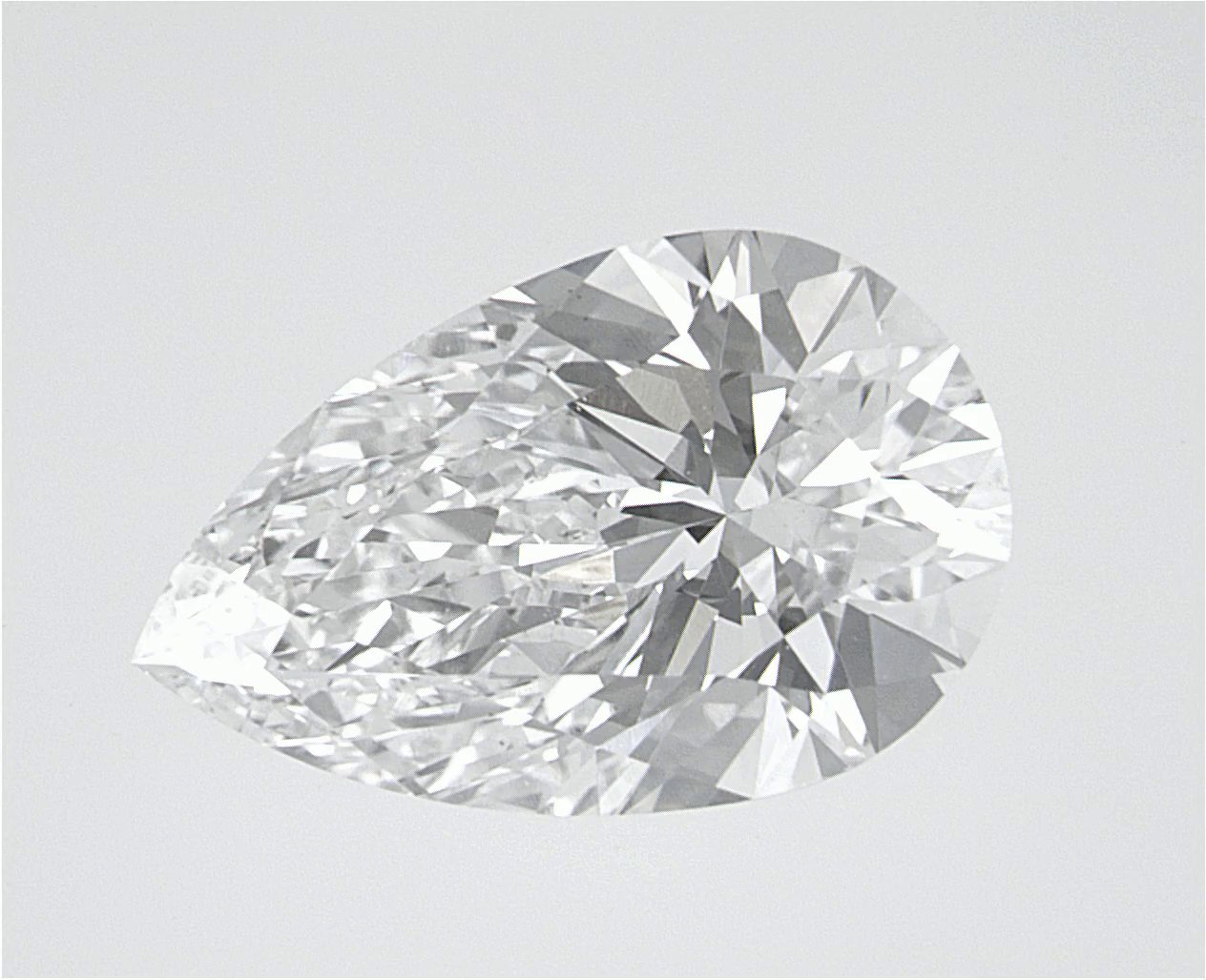 2.34 CT Pear Lab-Grown Diamond Surrey Vancouver Canada Langley Burnaby Richmond