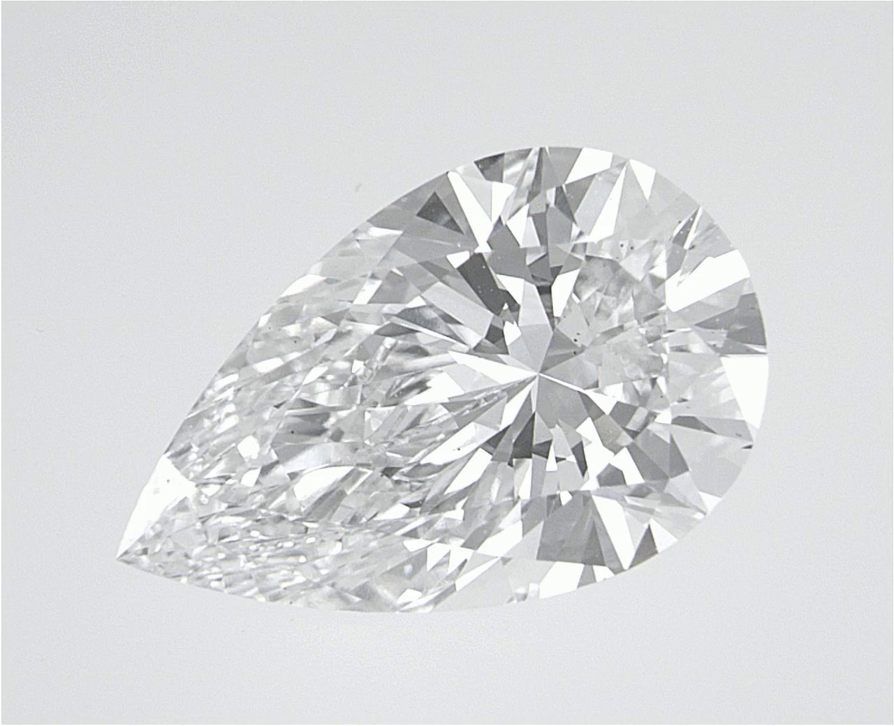 3.07 CT Pear Lab-Grown Diamond Surrey Vancouver Canada Langley Burnaby Richmond
