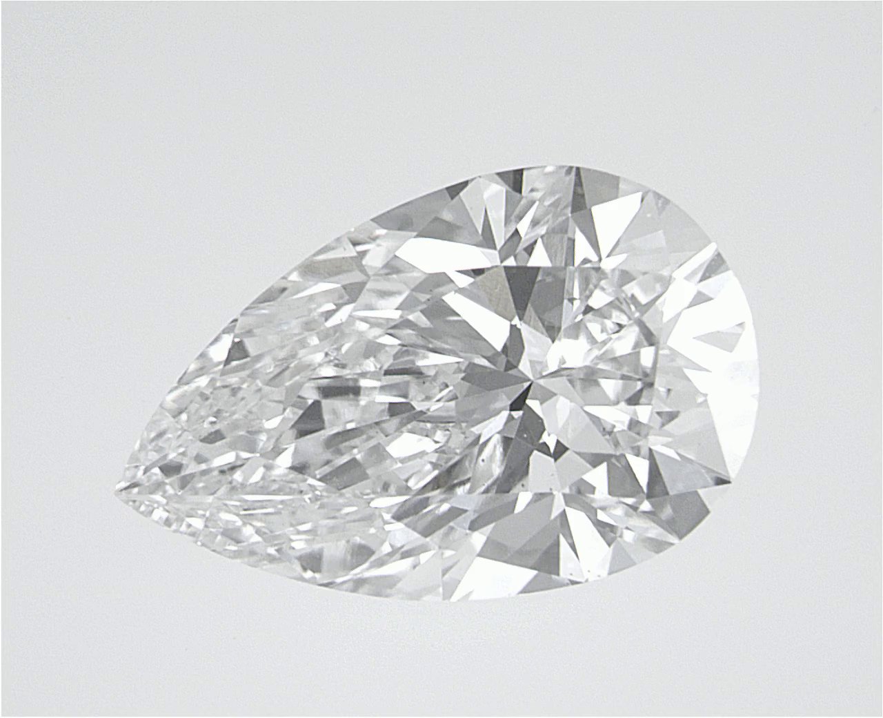 2.98 CT Pear Lab-Grown Diamond Surrey Vancouver Canada Langley Burnaby Richmond