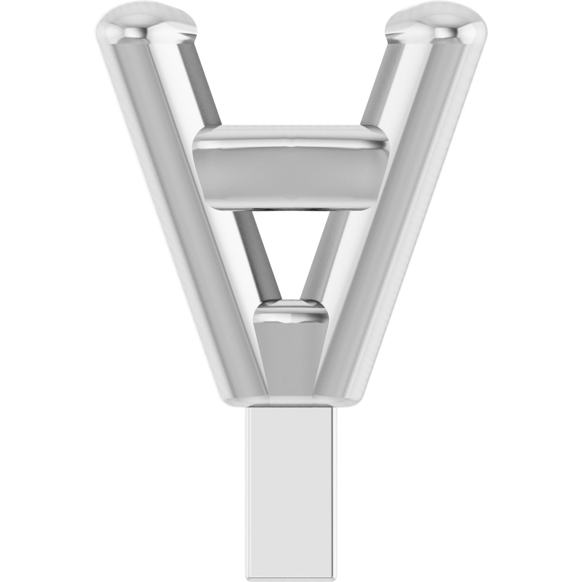 Square 4-Prong Tapered Low Peg Setting