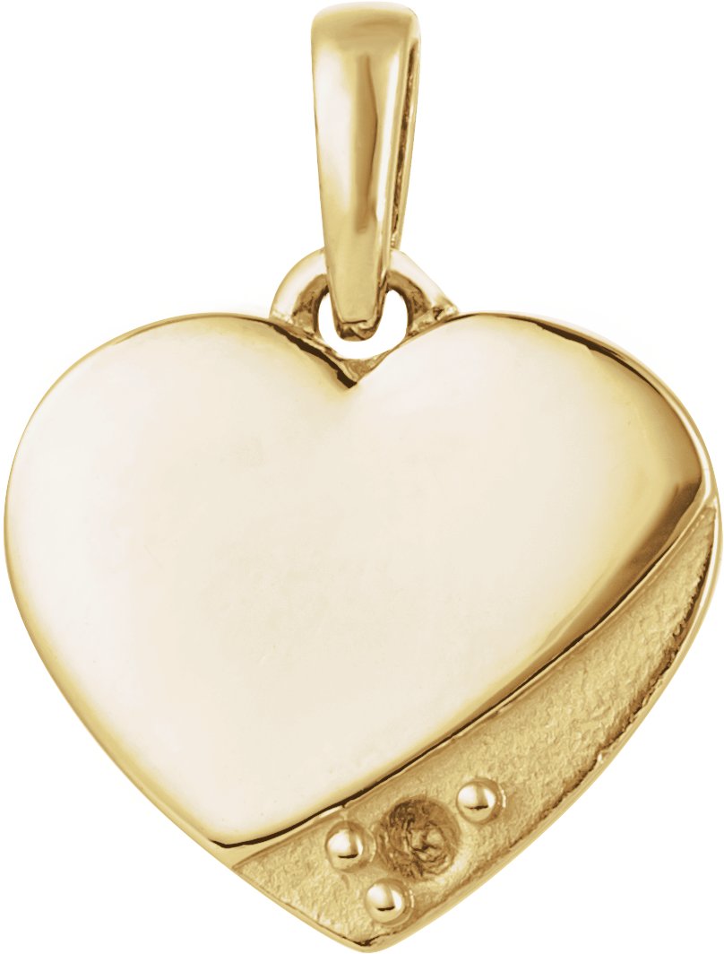 Engravable Family Heart Necklace or Pendant