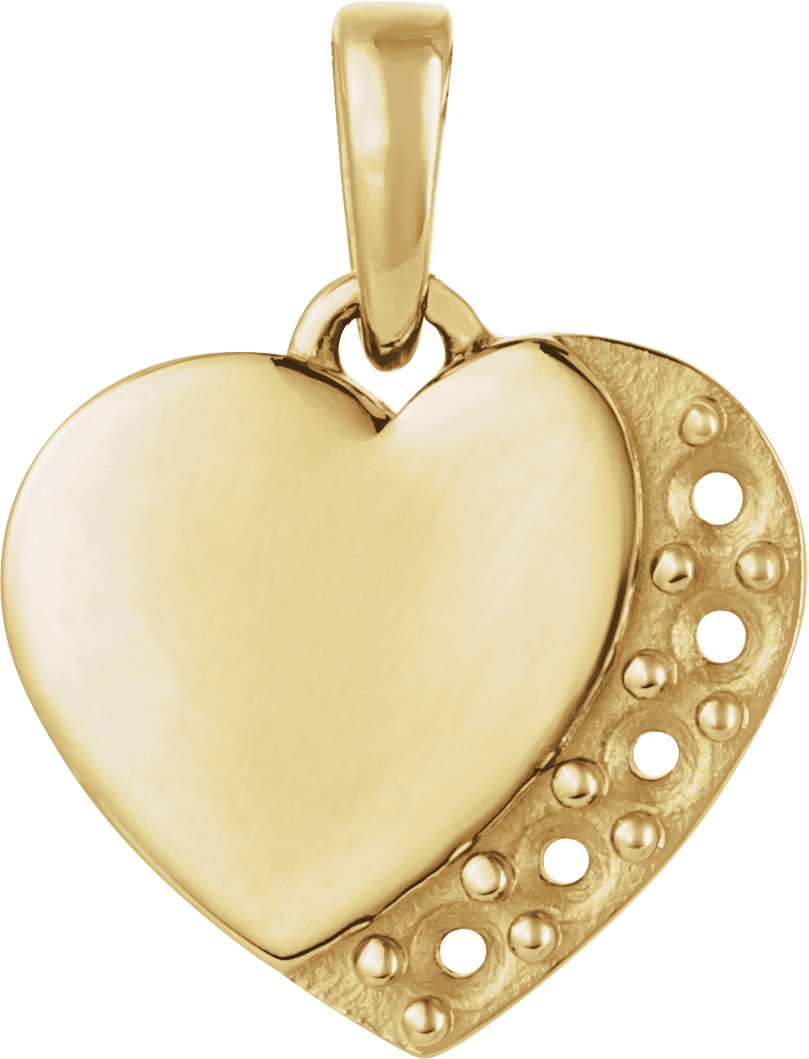 Engravable Family Heart Necklace or Pendant
