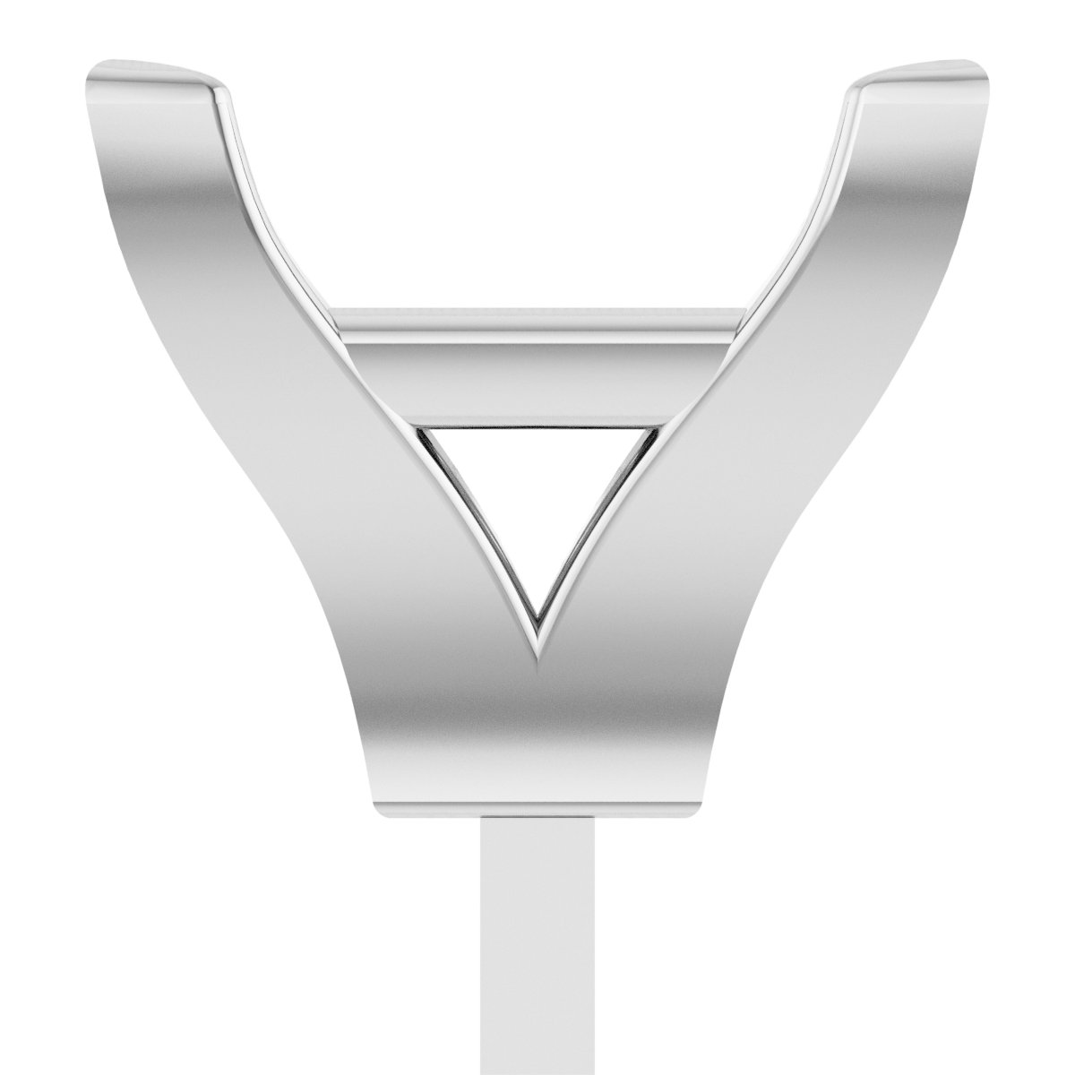 Square V-Prong Peg Setting