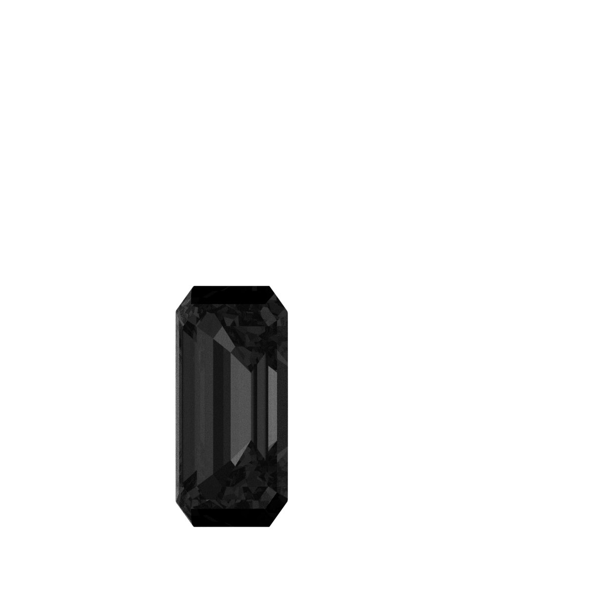 Alternative view of Back-Set Solitaire Pendant