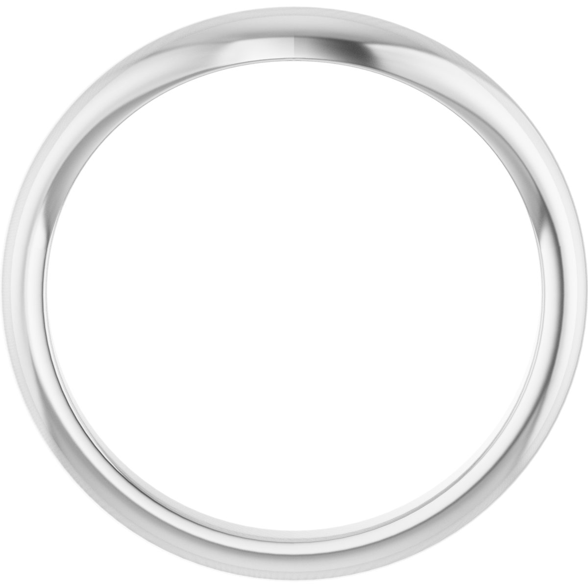 14K White Gold Matching Band