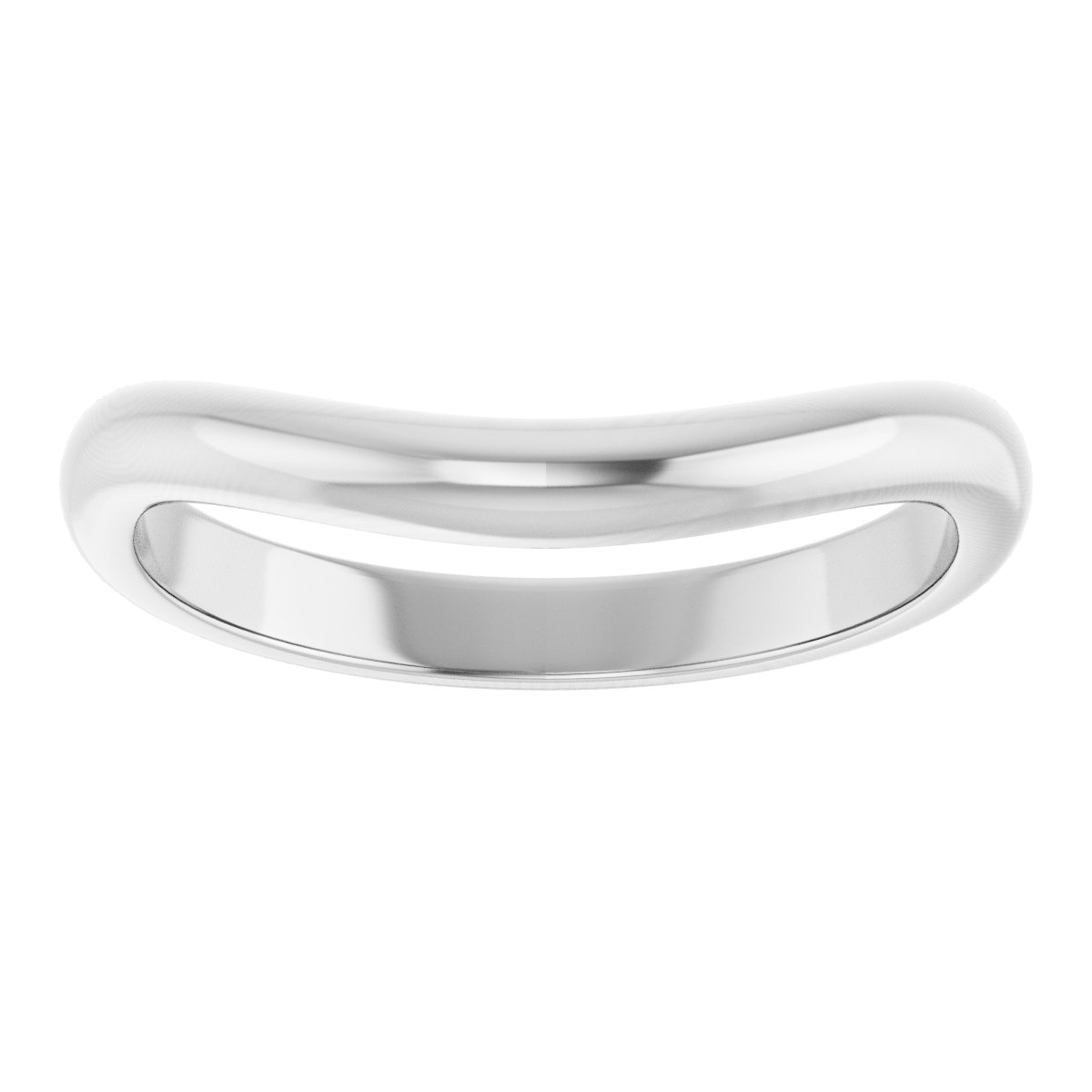 14K White Gold Matching Band
