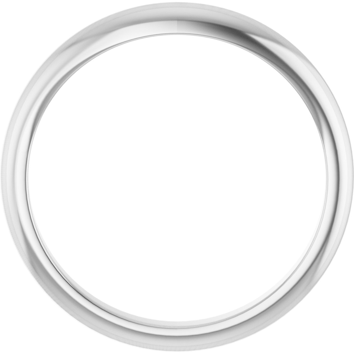 14K White Gold Matching Band