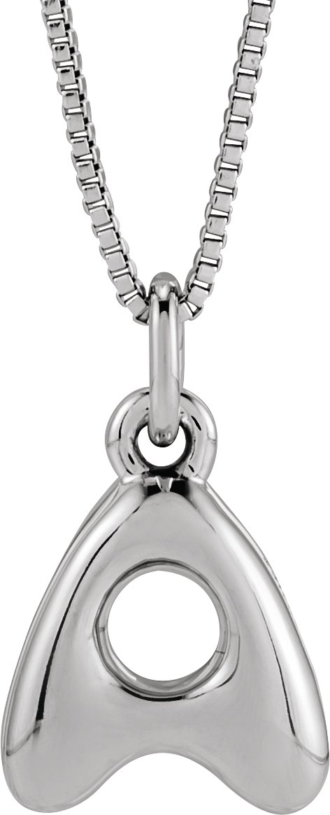 Bubble Initial Necklace or Pendant