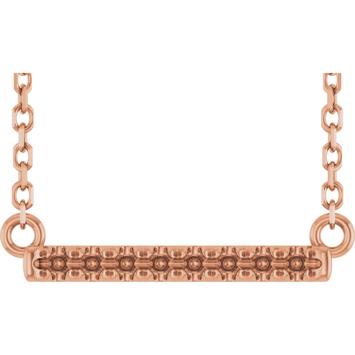 French-Set Bar Necklace or Center