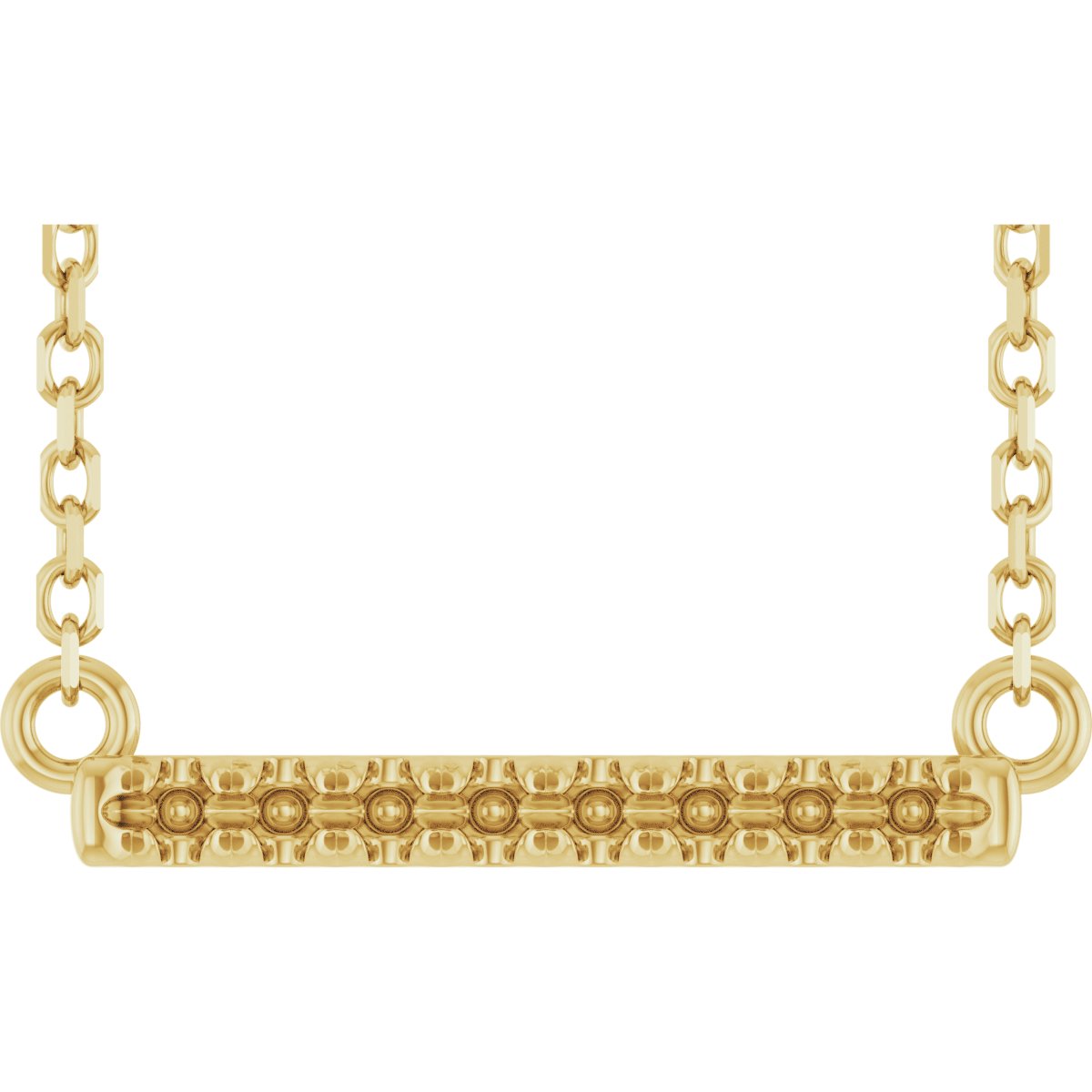 French-Set Bar Necklace or Center