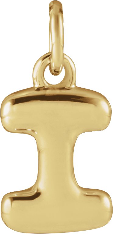 Bubble Initial Necklace or Pendant
