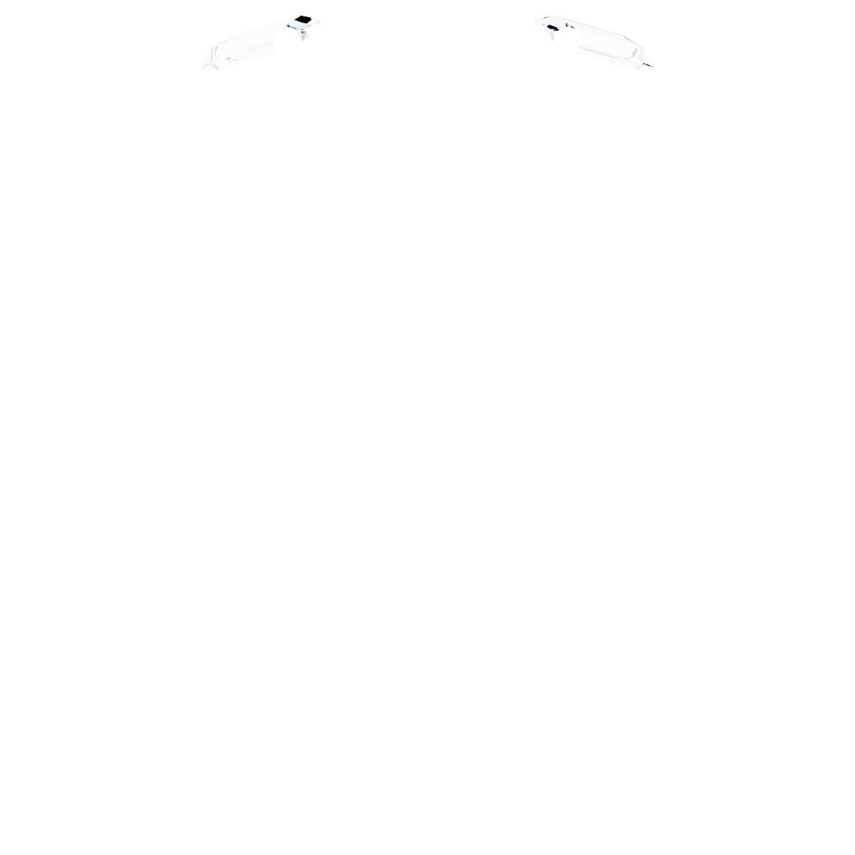 Alternative view of 1/5 CTW Natural Diamond Contour Band – 14K White Gold