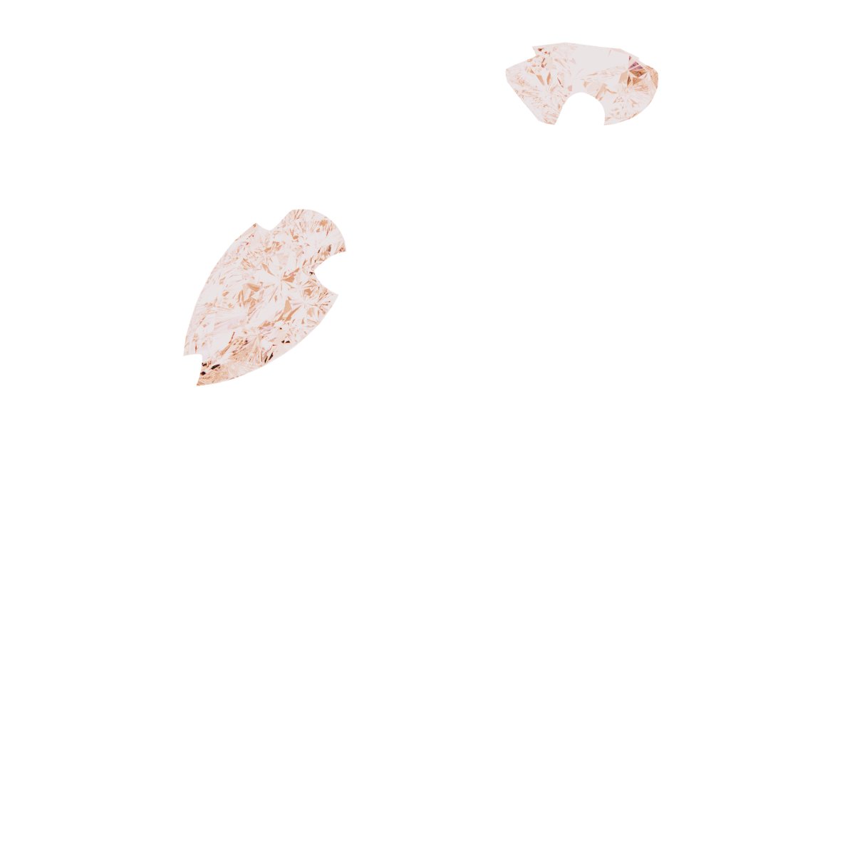 Pear Side-Stone Peg Shank