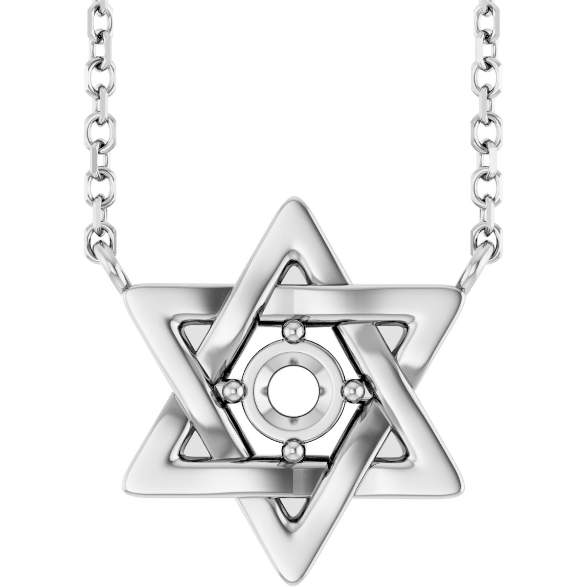 Star of David Necklace or Center