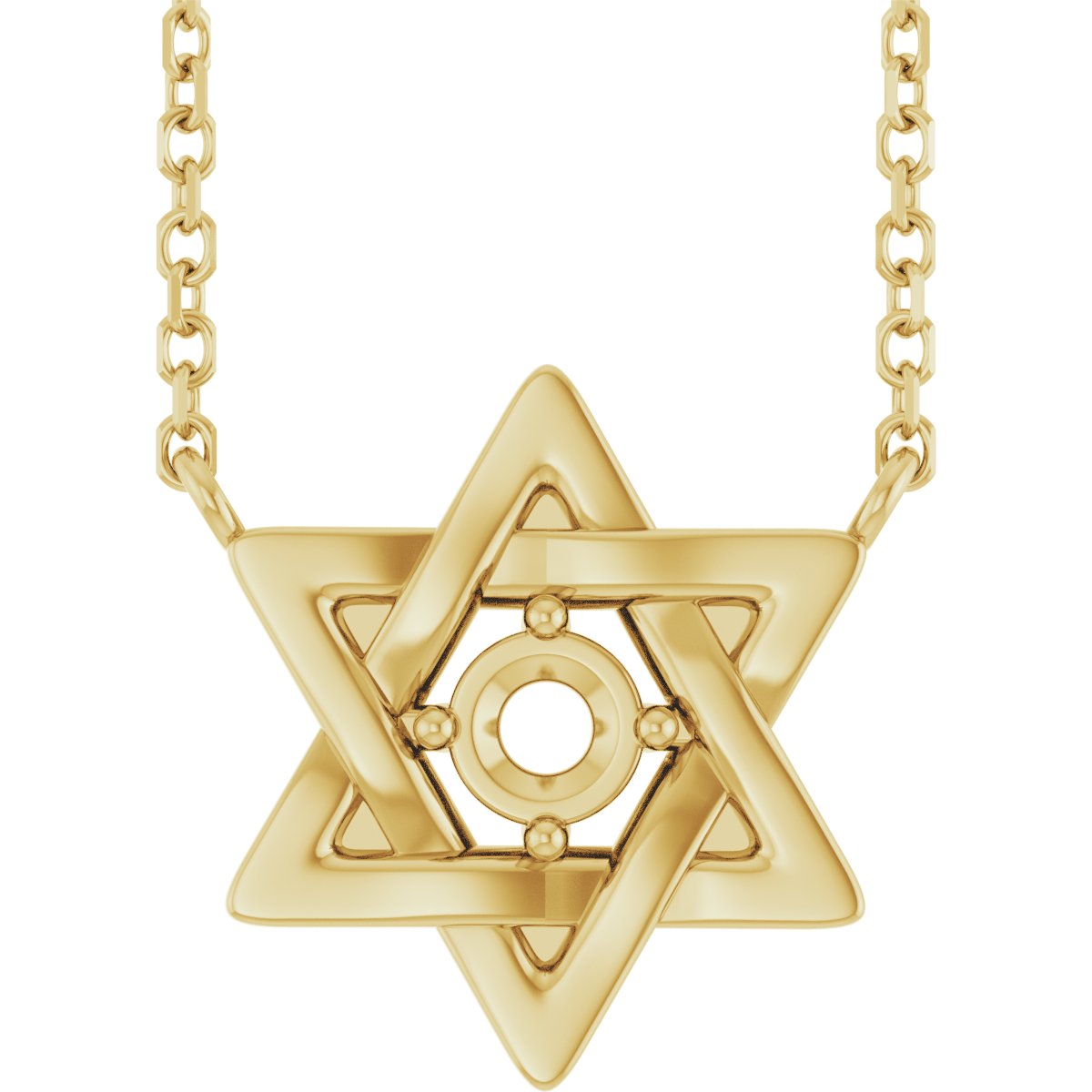 Star of David Necklace or Center