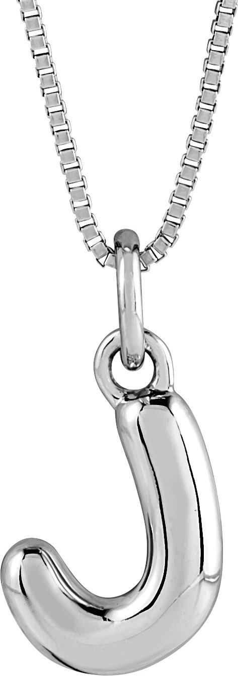 Bubble Initial Necklace or Pendant