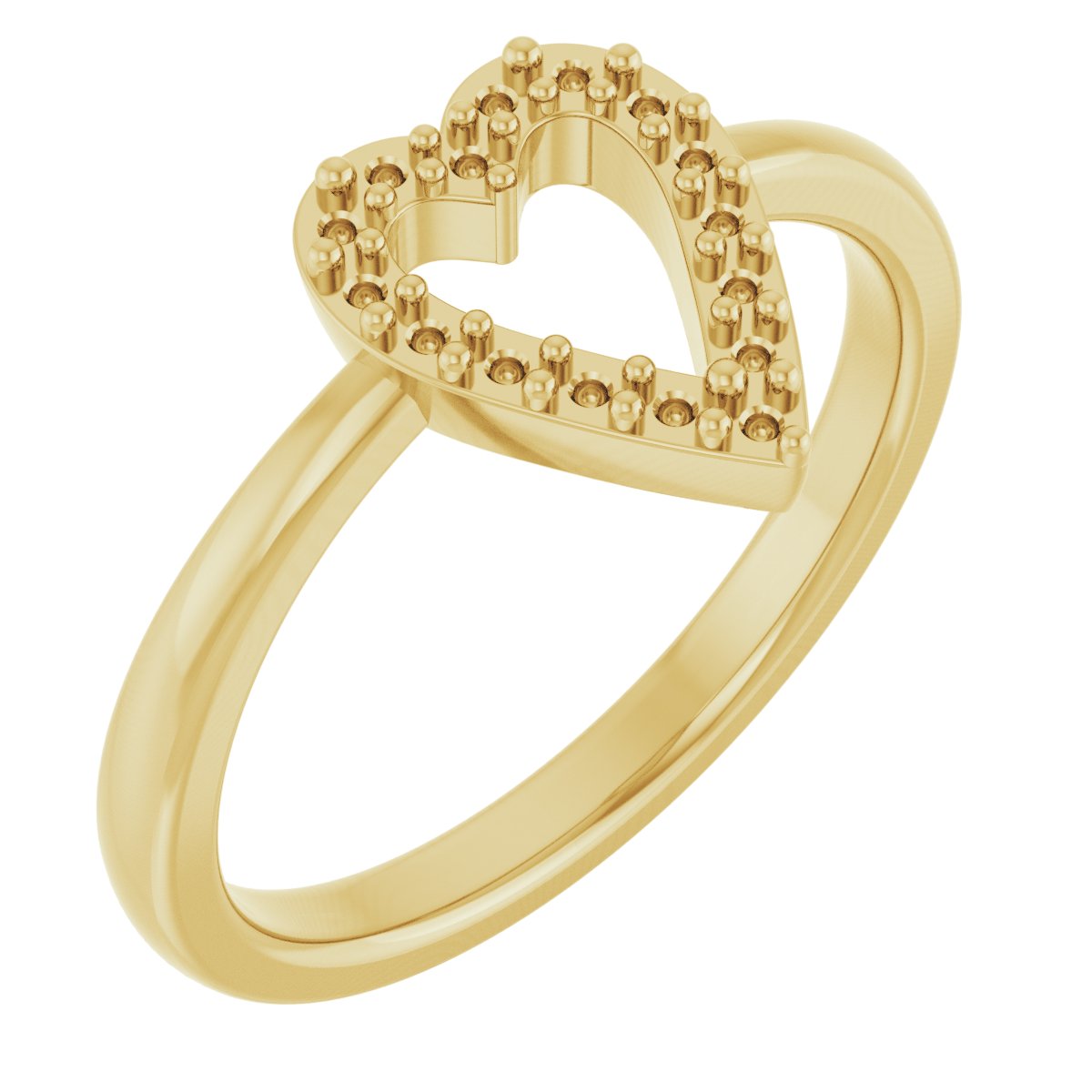 Accented Heart Ring