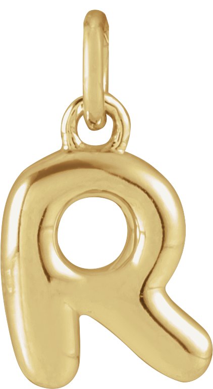 Bubble Initial Necklace or Pendant
