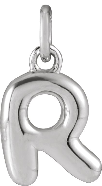 Bubble Initial Necklace or Pendant
