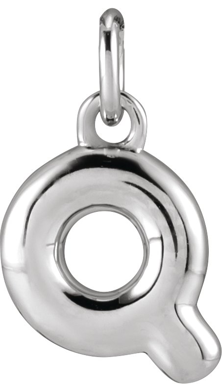 Bubble Initial Necklace or Pendant
