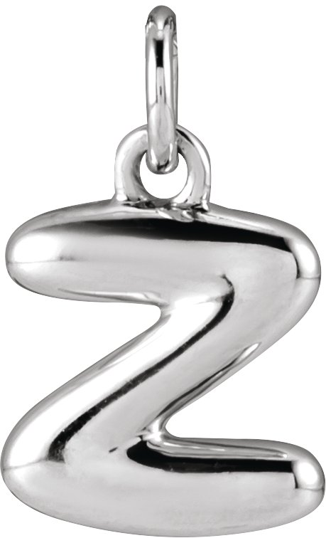 Bubble Initial Necklace or Pendant