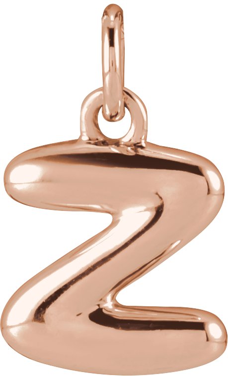 Bubble Initial Necklace or Pendant