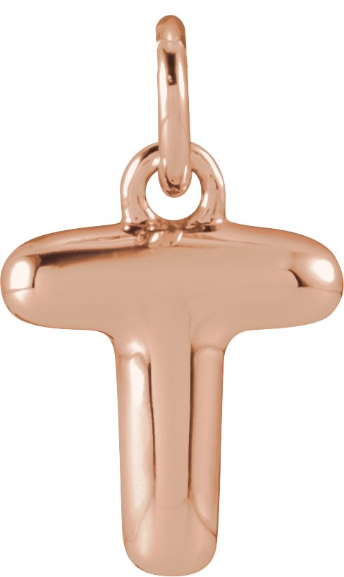 Bubble Initial Necklace or Pendant