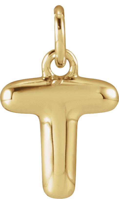 Bubble Initial Necklace or Pendant