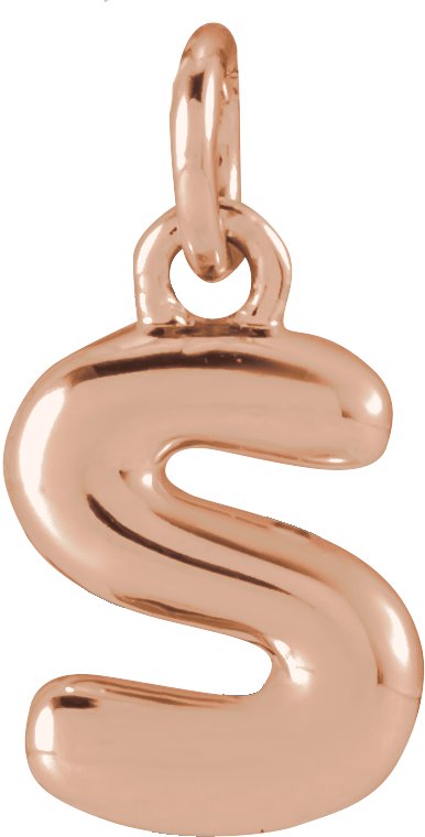 Bubble Initial Necklace or Pendant