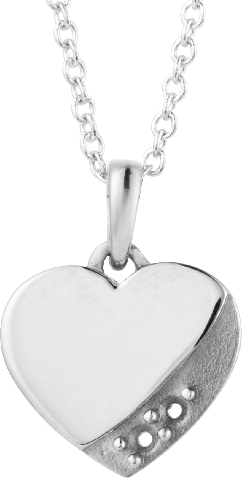 Engravable Family Heart Necklace or Pendant