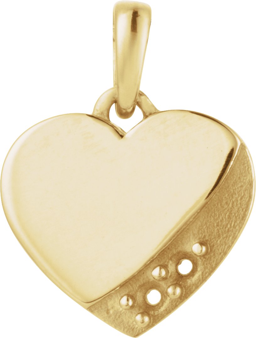Engravable Family Heart Necklace or Pendant