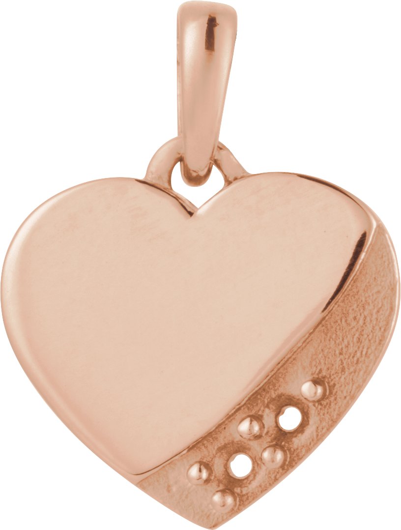 Engravable Family Heart Necklace or Pendant