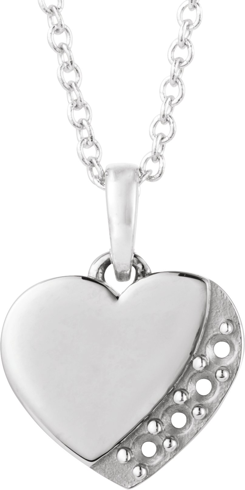 Engravable Family Heart Necklace or Pendant