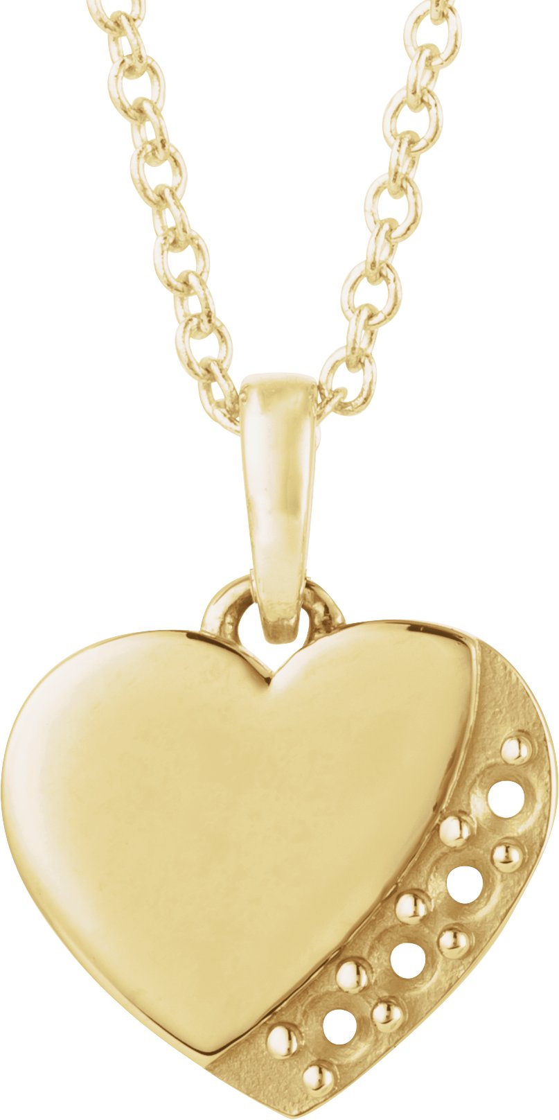 Engravable Family Heart Necklace or Pendant