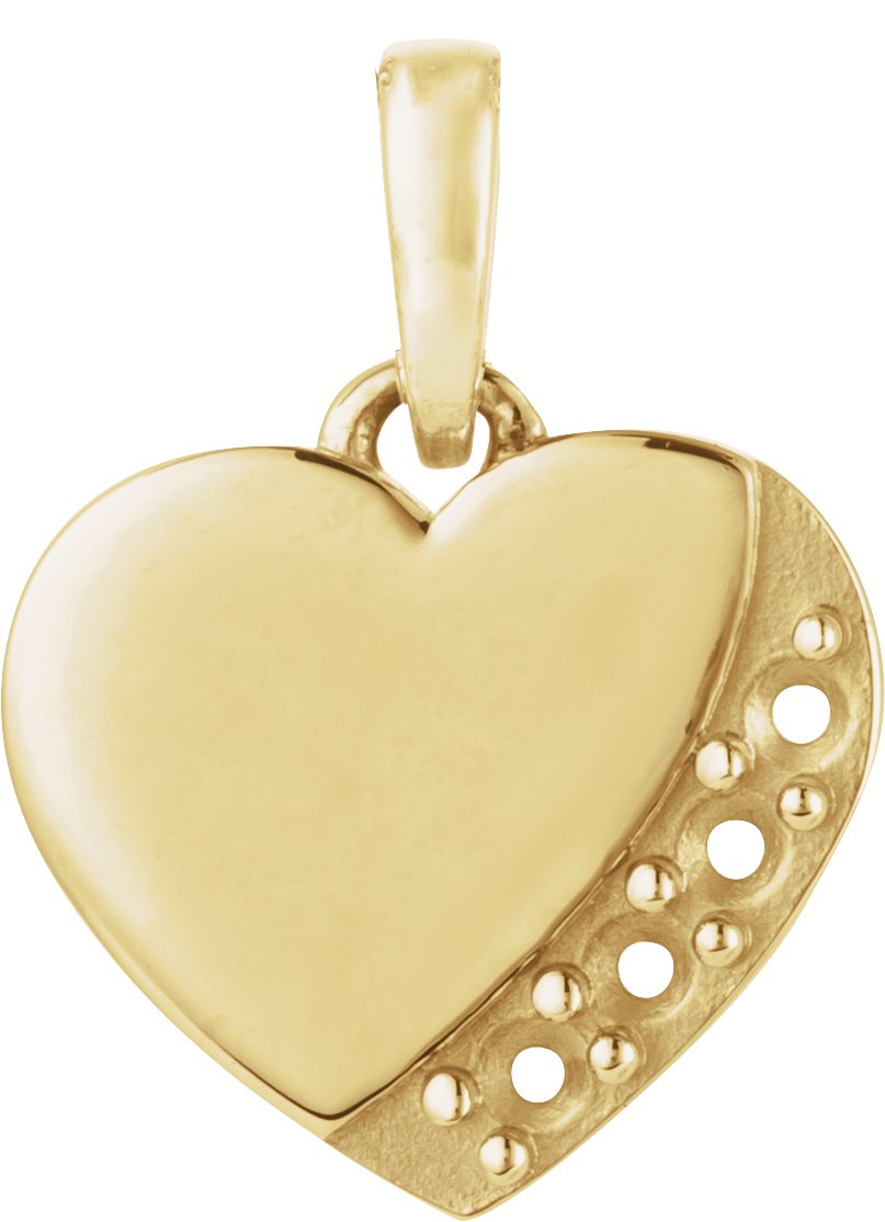 Engravable Family Heart Necklace or Pendant