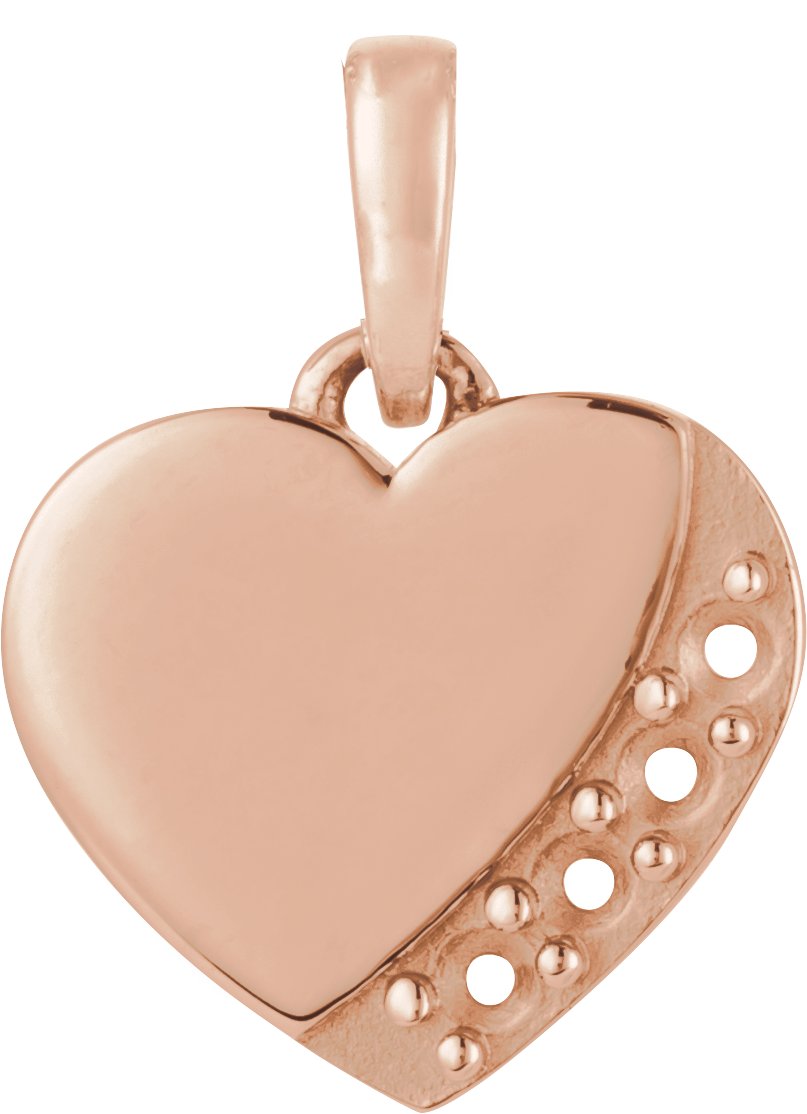 Engravable Family Heart Necklace or Pendant