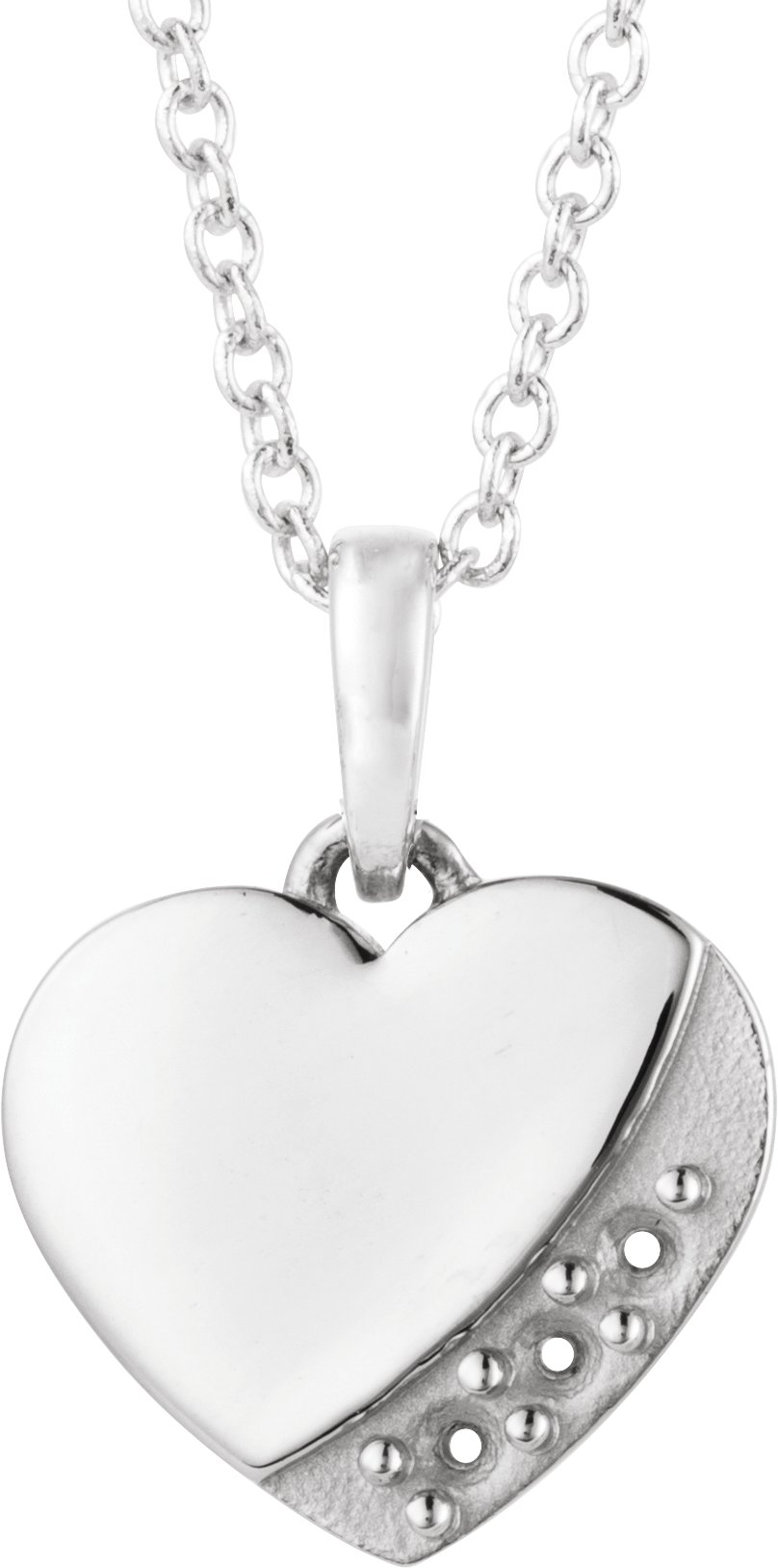 Engravable Family Heart Necklace or Pendant