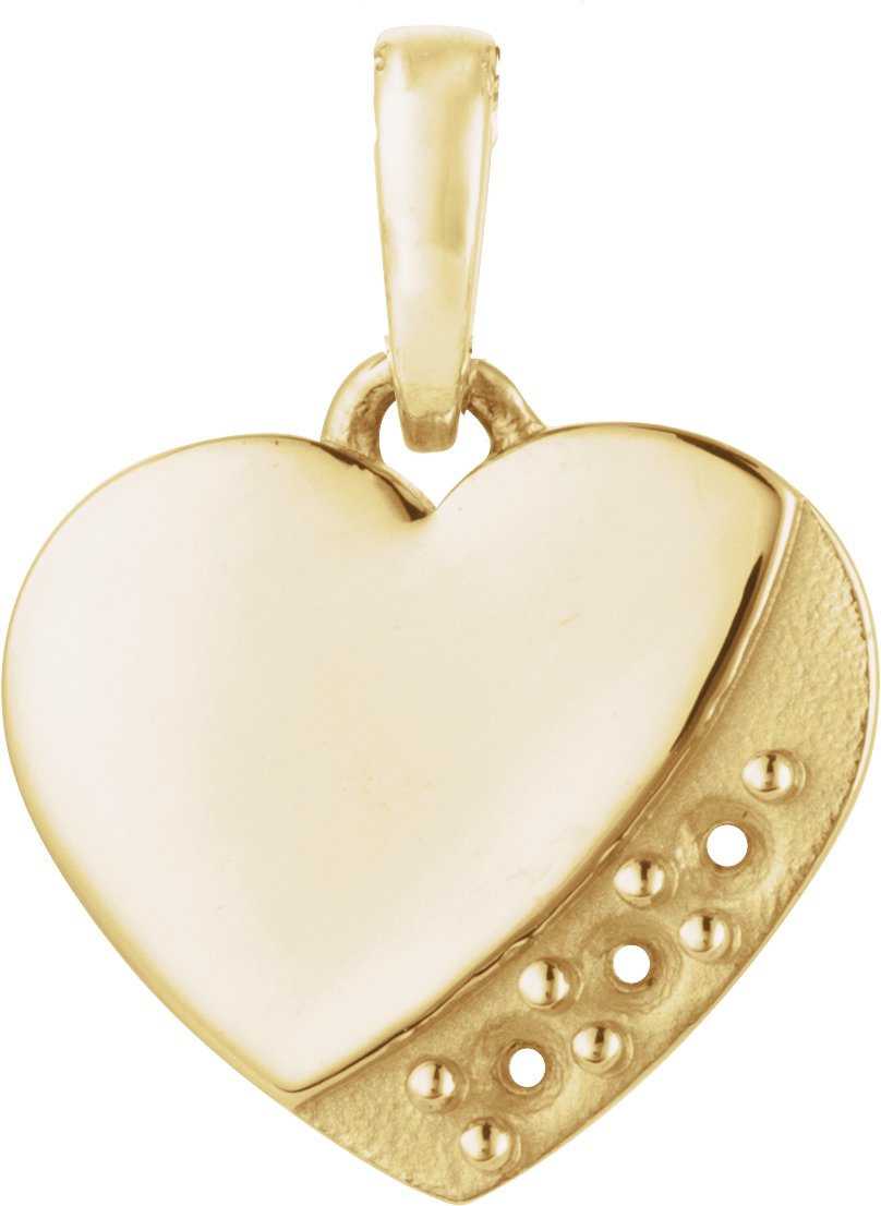 Engravable Family Heart Necklace or Pendant